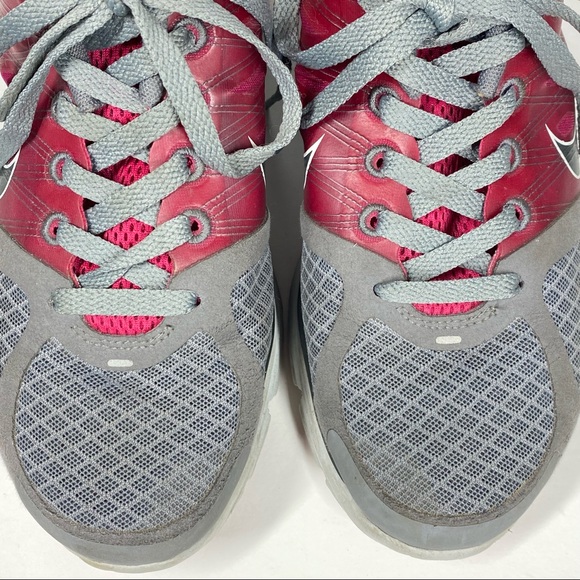 Nike Lunarglide 2 Running Sneakers Gray Pink Sz 8 - Picture 6 of 10